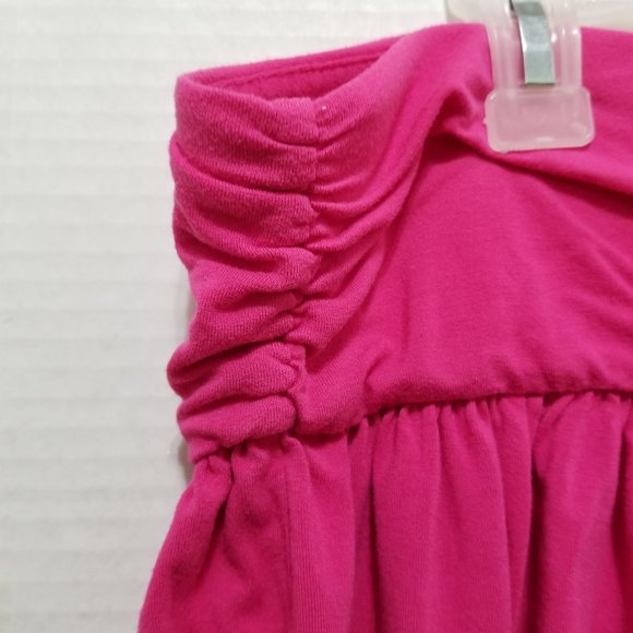 Lane Bryant skirt 22/24 mini elastic pull on waist ruched detailing stretch - Picture 3 of 7